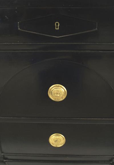 Austrian Biedermeier Ebonised Commode