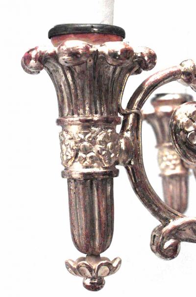 Austrian Biedermeier Gilt Carved Chandelier