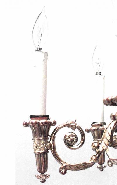 Austrian Biedermeier Gilt Carved Chandelier