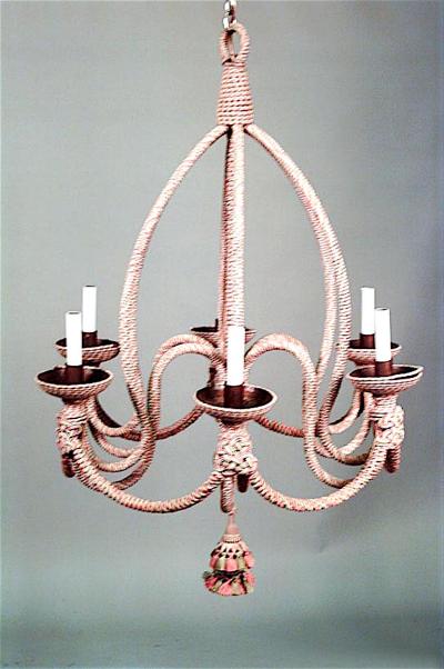 Austrian Biedermeier Gilt Carved Chandelier