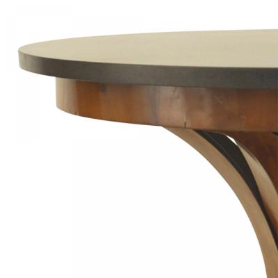 Austrian Biedermeier Mahogany and Black Marble Center Table