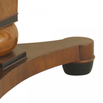 Austrian Biedermeier Mahogany and Black Marble Center Table