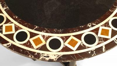 Austrian Biedermeier Marble Top Center Table