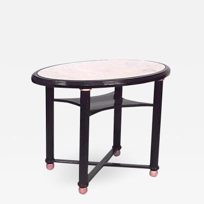 Austrian Biedermeier Style Ebonized Center Table
