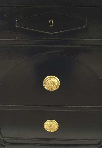 Austrian Biedermeier Style Ebonized Commode