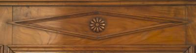 Austrian Biedermeier Style Fruitwood Vertical Wall Mirror