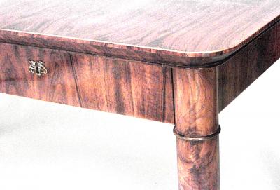 Austrian Biedermeier Walnut Architects Desk