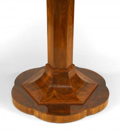 Austrian Biedermeier Walnut Tilt Top Center Table