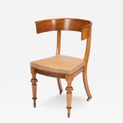 Austrian Biedermeier klismos chair 1830 