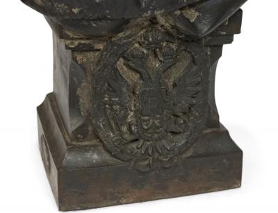 Austrian Hungarian Iron Queen Elizabeth Bust