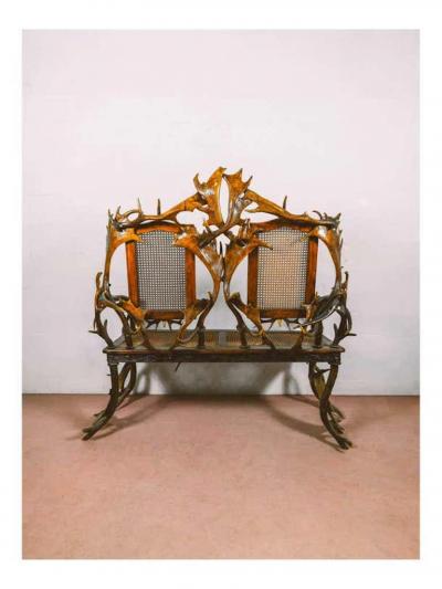 Austrian Inlaid Living Room Set 19th Century