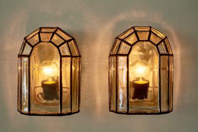 Austrian Iron and Glass Sconces