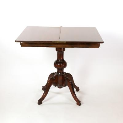 Austrian Mahogany Game Table with a Concealed Backgammon Board Circa 1860 