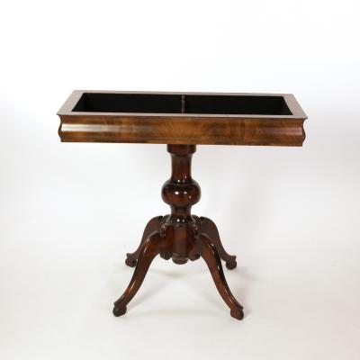 Austrian Mahogany Game Table with a Concealed Backgammon Board Circa 1860 