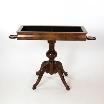Austrian Mahogany Game Table with a Concealed Backgammon Board Circa 1860 