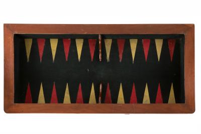 Austrian Mahogany Game Table with a Concealed Backgammon Board Circa 1860 