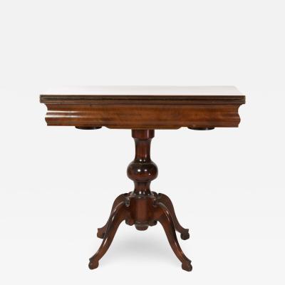 Austrian Mahogany Game Table with a Concealed Backgammon Board Circa 1860 