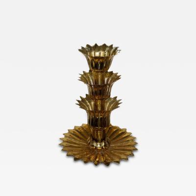 Austrian Mastercraft Hammered Brass Epergne from the Film Auntie Mame 