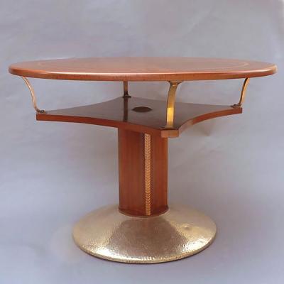 Austrian Secessionist Period Circular Game Table