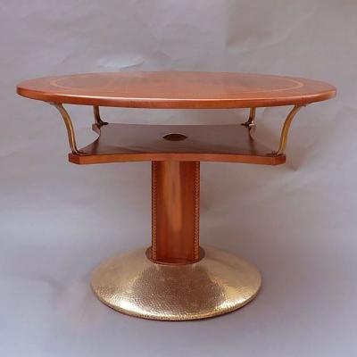 Austrian Secessionist Period Circular Game Table