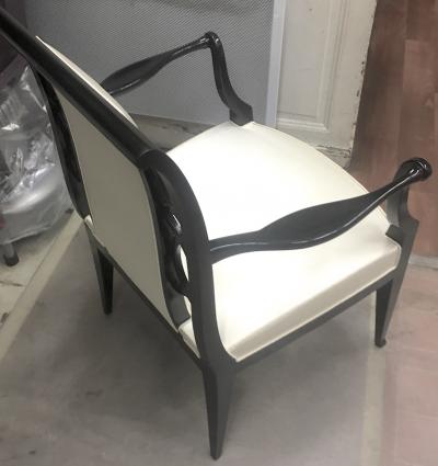 Austrian Superb Pair of Refined Large Comfy Armchairs