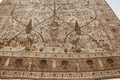 Autehntic Persian Tabriz Handmade Wool Rug