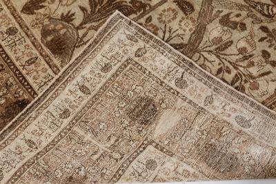 Autehntic Persian Tabriz Handmade Wool Rug