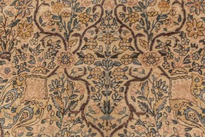 Authenric Persian Kirman Hand Knotted Wool Rug