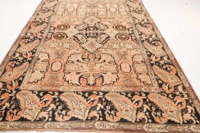 Authentic 1900s Karabagh Bold Design Handmade Wool Rug