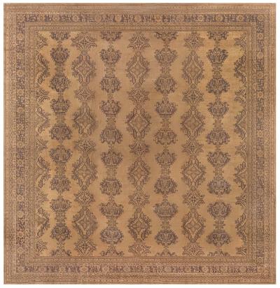 Authentic 1900s Oversized Turkish Oushak Rug