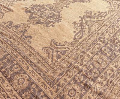 Authentic 1900s Oversized Turkish Oushak Rug