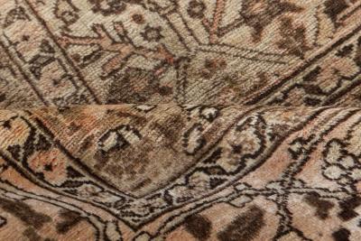 Authentic 1900s Persian Tabriz Handmade Wool Carpet