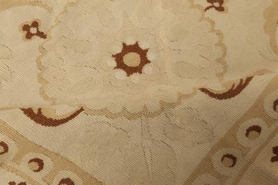 Authentic 19th Century French Aubusson Handmade Wool Rug
