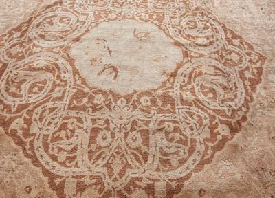 Authentic 19th Century Indian Amritsar Handmade Wool Rug