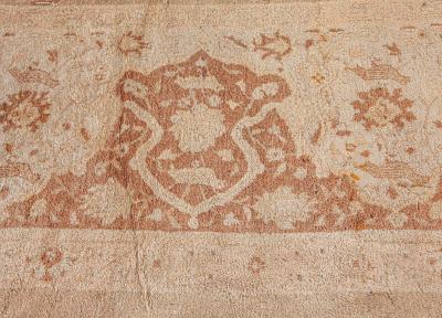 Authentic 19th Century Indian Amritsar Handmade Wool Rug