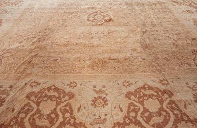 Authentic 19th Century Indian Amritsar Handmade Wool Rug