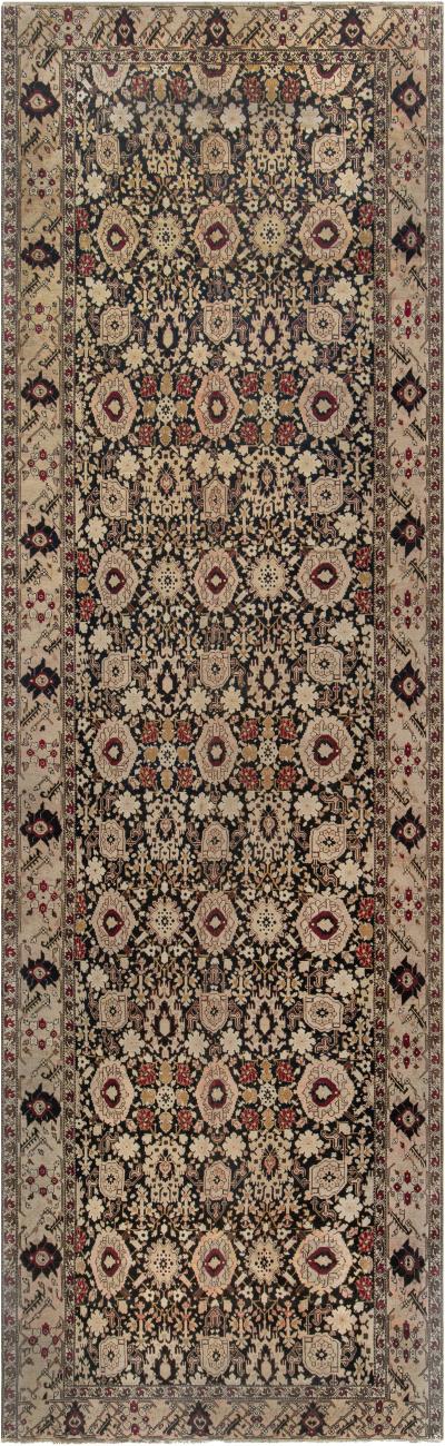 Authentic 19th Century Karabagh Botanic Handmade Wool Carpet
