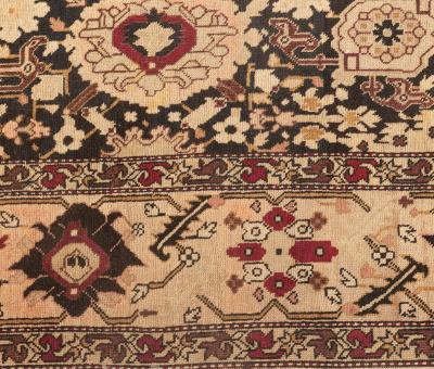 Authentic 19th Century Karabagh Botanic Handmade Wool Carpet
