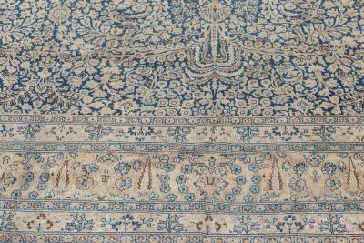 Authentic 19th Century Persian Khorassan Handmade Wool Rug