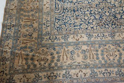 Authentic 19th Century Persian Khorassan Handmade Wool Rug