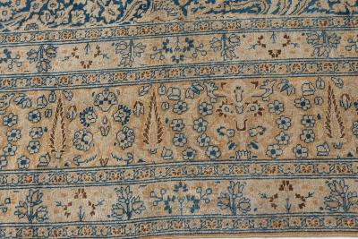 Authentic 19th Century Persian Khorassan Handmade Wool Rug