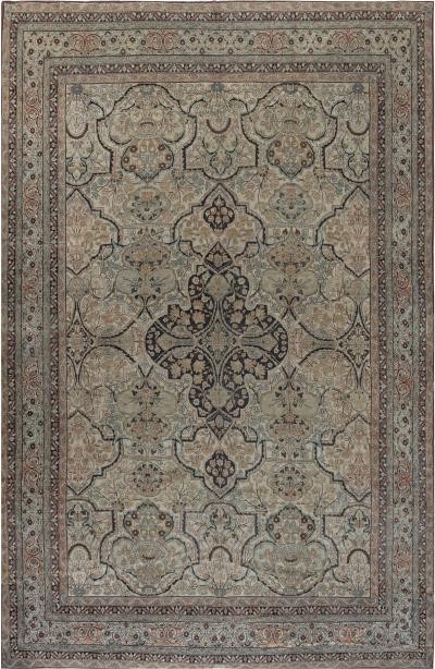 Authentic 19th Century Persian Kirman Carpet