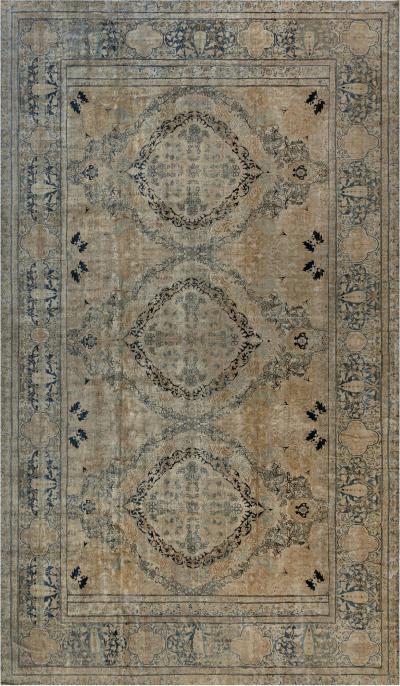 Authentic 19th Century Persian Kirman Carpet