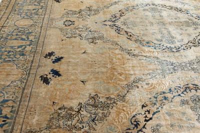 Authentic 19th Century Persian Kirman Carpet