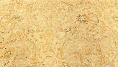 Authentic 19th Century Persian Kirman Handmade Wool Rug