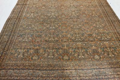 Authentic 19th Century Persian Kirman Handmade Wool Rug
