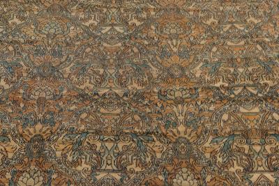 Authentic 19th Century Persian Kirman Handmade Wool Rug