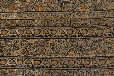 Authentic 19th Century Persian Kirman Handmade Wool Rug