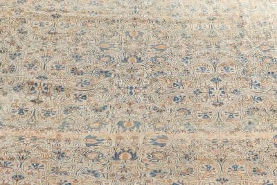 Authentic 19th Century Persian Kirman Handmade Wool Rug
