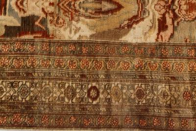 Authentic 19th Century Persian Malayer Rug